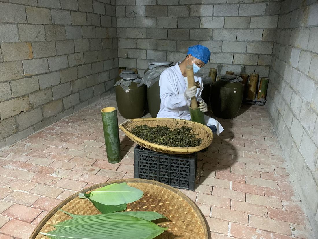 德昂酸茶制作工艺