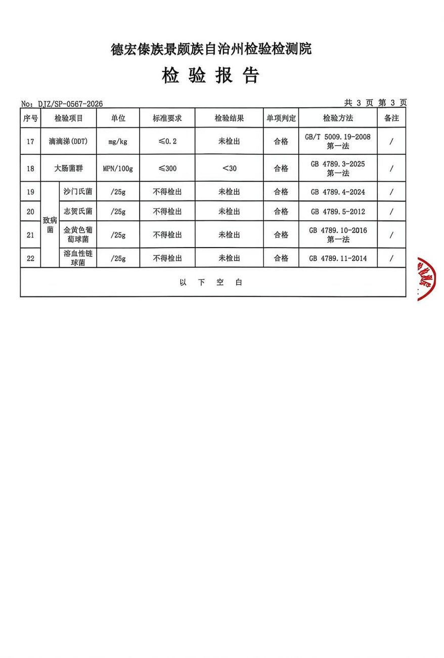 检验报告 第3页